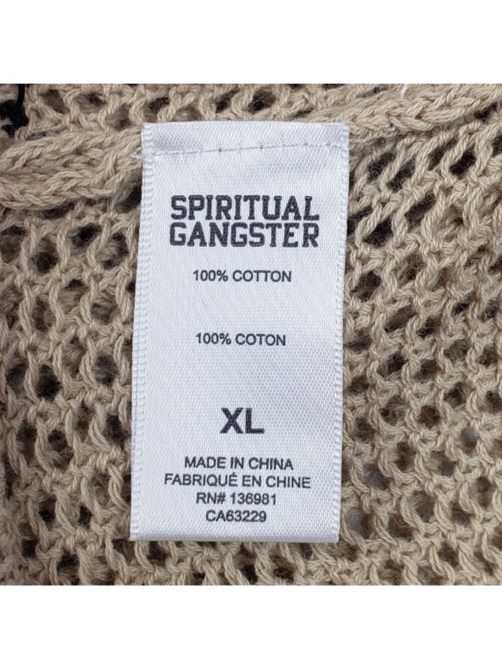 Spiritual Gangster Carmen Crochet Maxi Skirt Palo Santo XL NWT Swim Cover Up - Picture 10 of 16